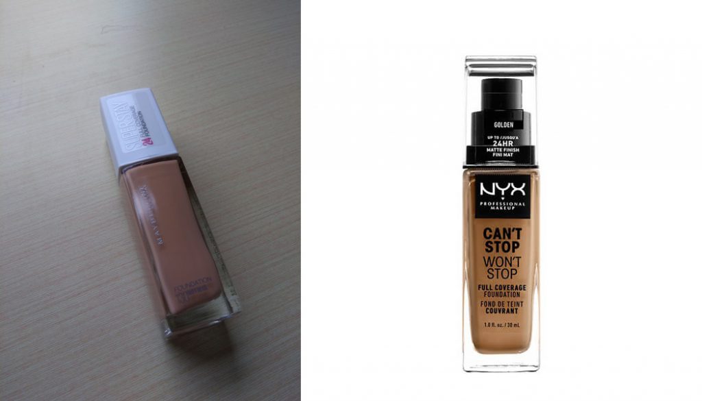 NYX Can’t Stop Won’t Stop and Maybelline SuperStay 24 Hour Foundation, which one better?